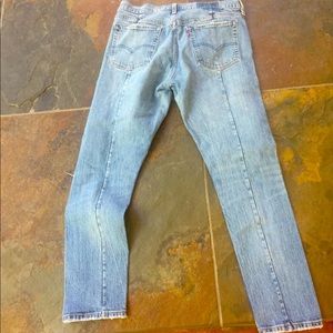 Levis 501 Skinny size 30x28 zip fly
